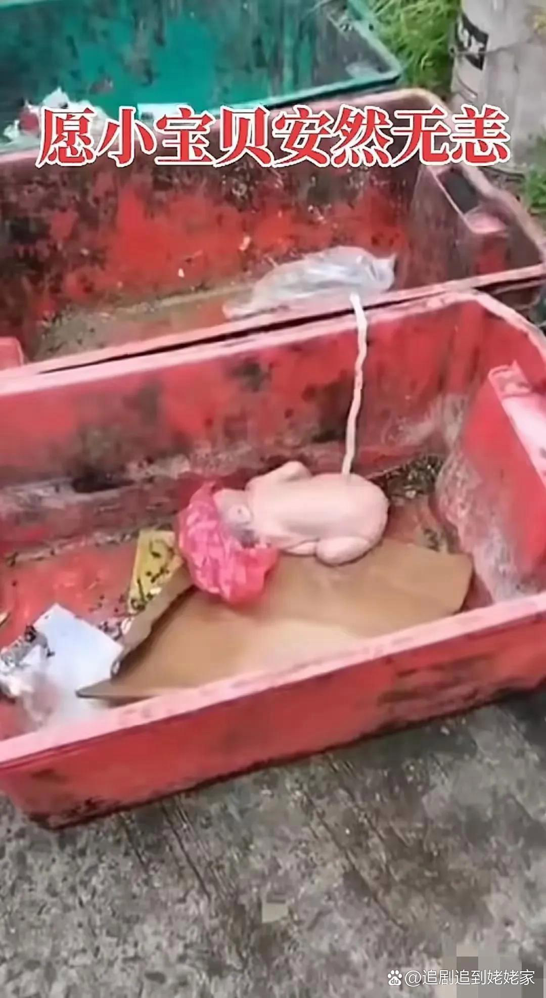 被来捡纸皮的人发现了,赶紧叫来了死婴儿图片吓人图片刚出生婴儿图片