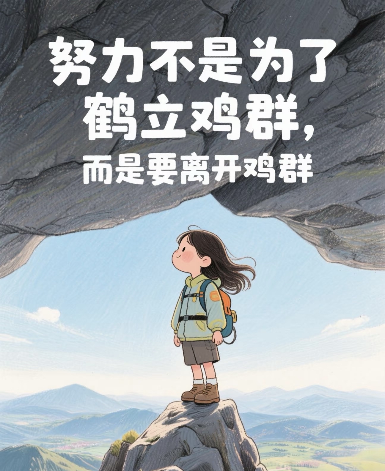 … 努力从开不是为了向谁证明 而是让自己拥有选择的 