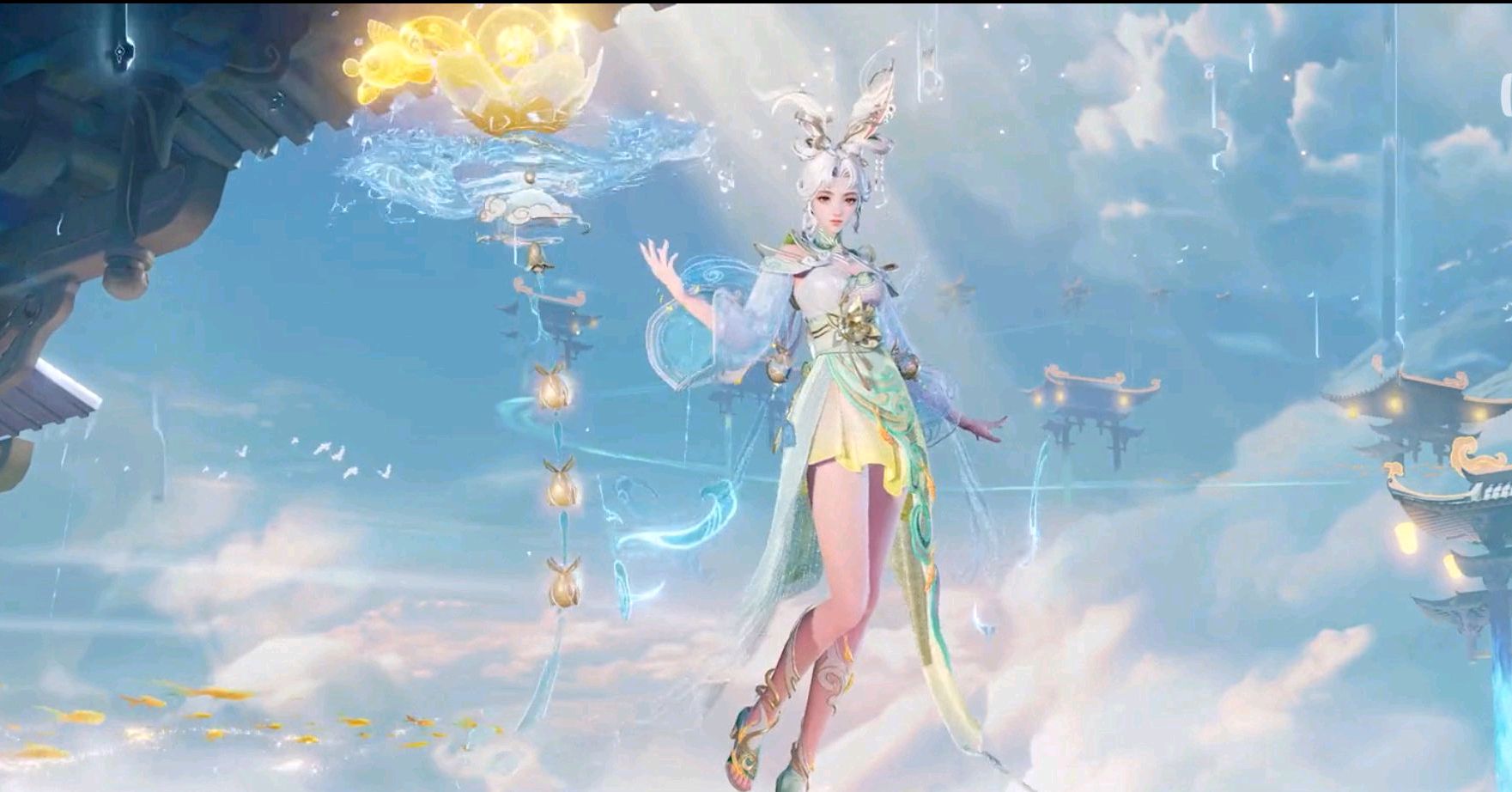 绝美云神降临!公孙离新皮肤云诺千山特效炸裂,962点券值哭了