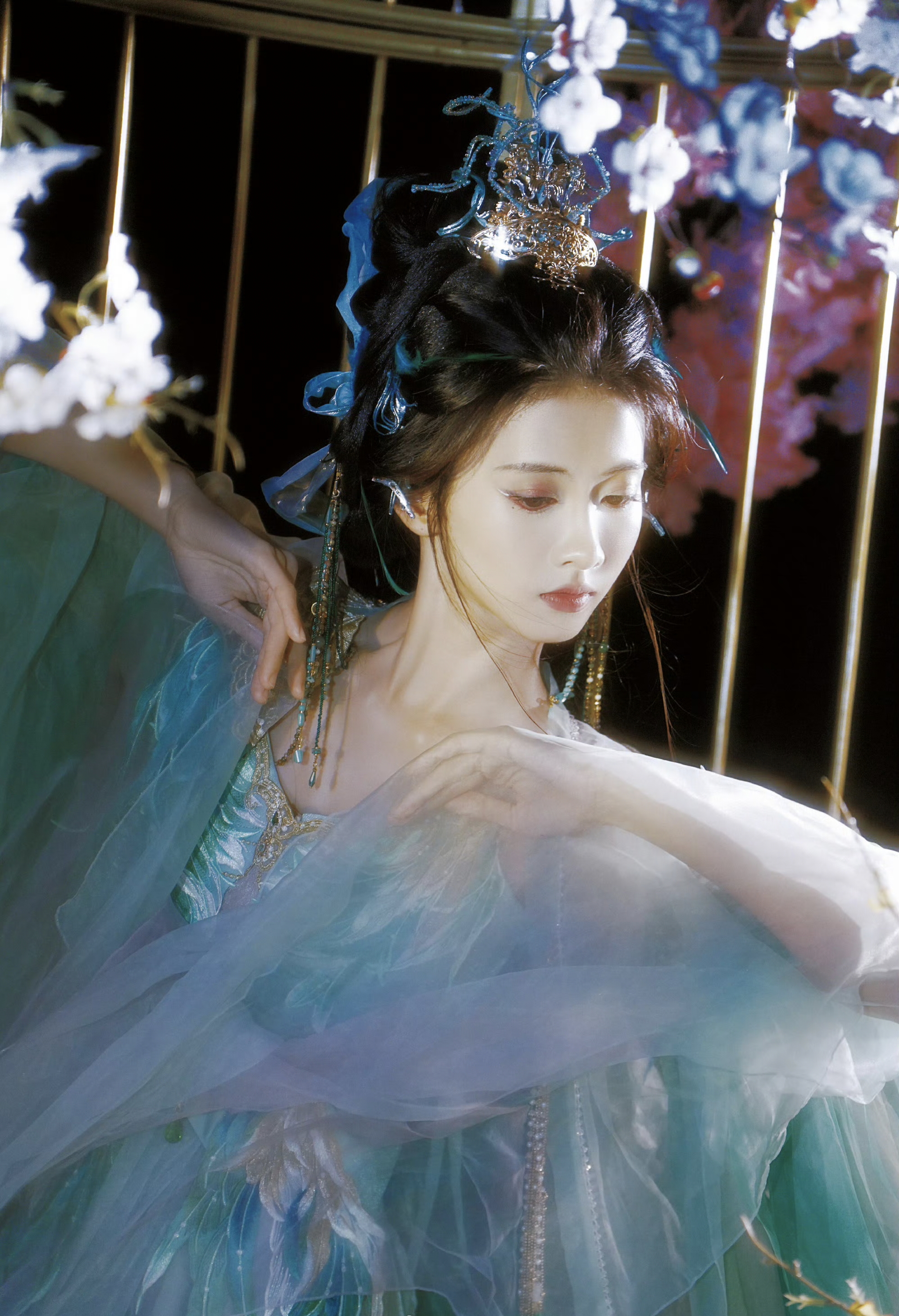 —章台仙子在跳舞 怎么会有这么美的小精卫鸟呢