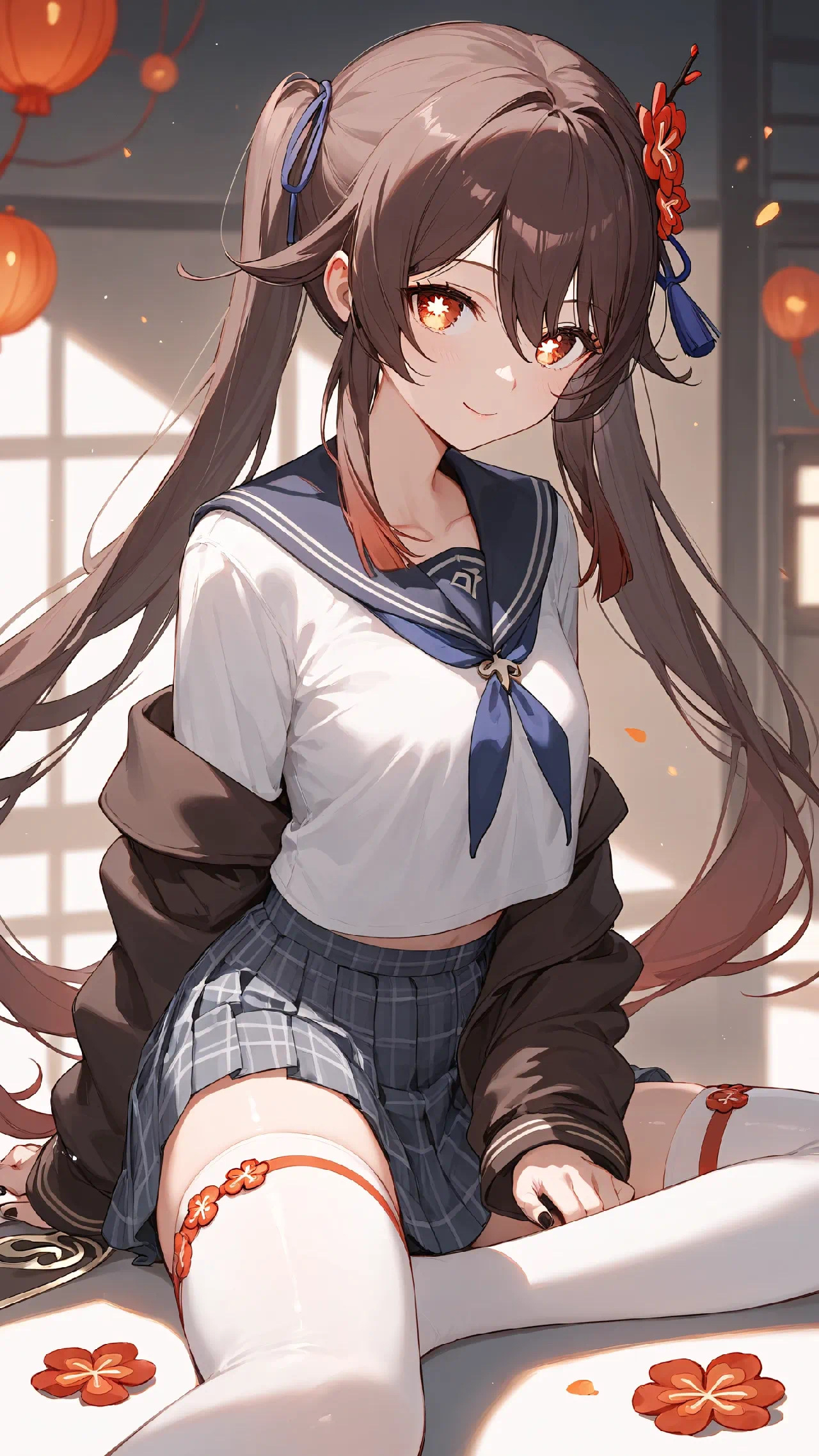 胡桃jk#动漫头像和壁纸