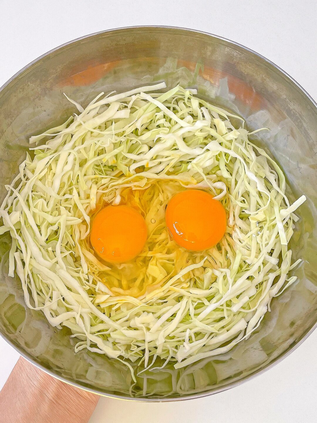减脂会一直一直吃的包菜蛋饼 哈喽~我是好好吃饭减脂的米粒