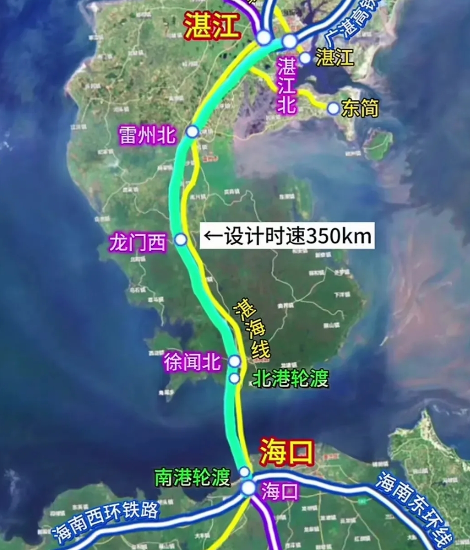 不仅是一条铁路线,更是激活海南自贸港,湛海高铁征地范围图
