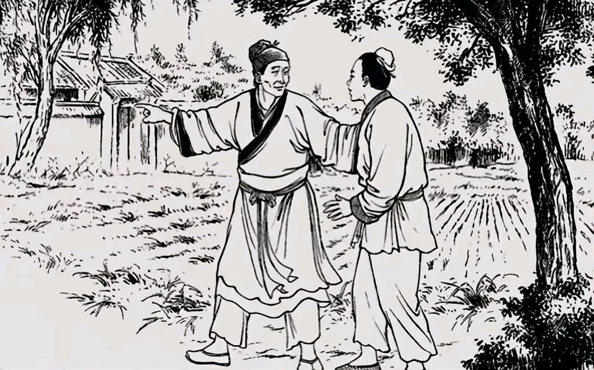 古时候,有个男子,母亲生病想吃鱼,男子便去集市买鱼吃,见到一条大肚