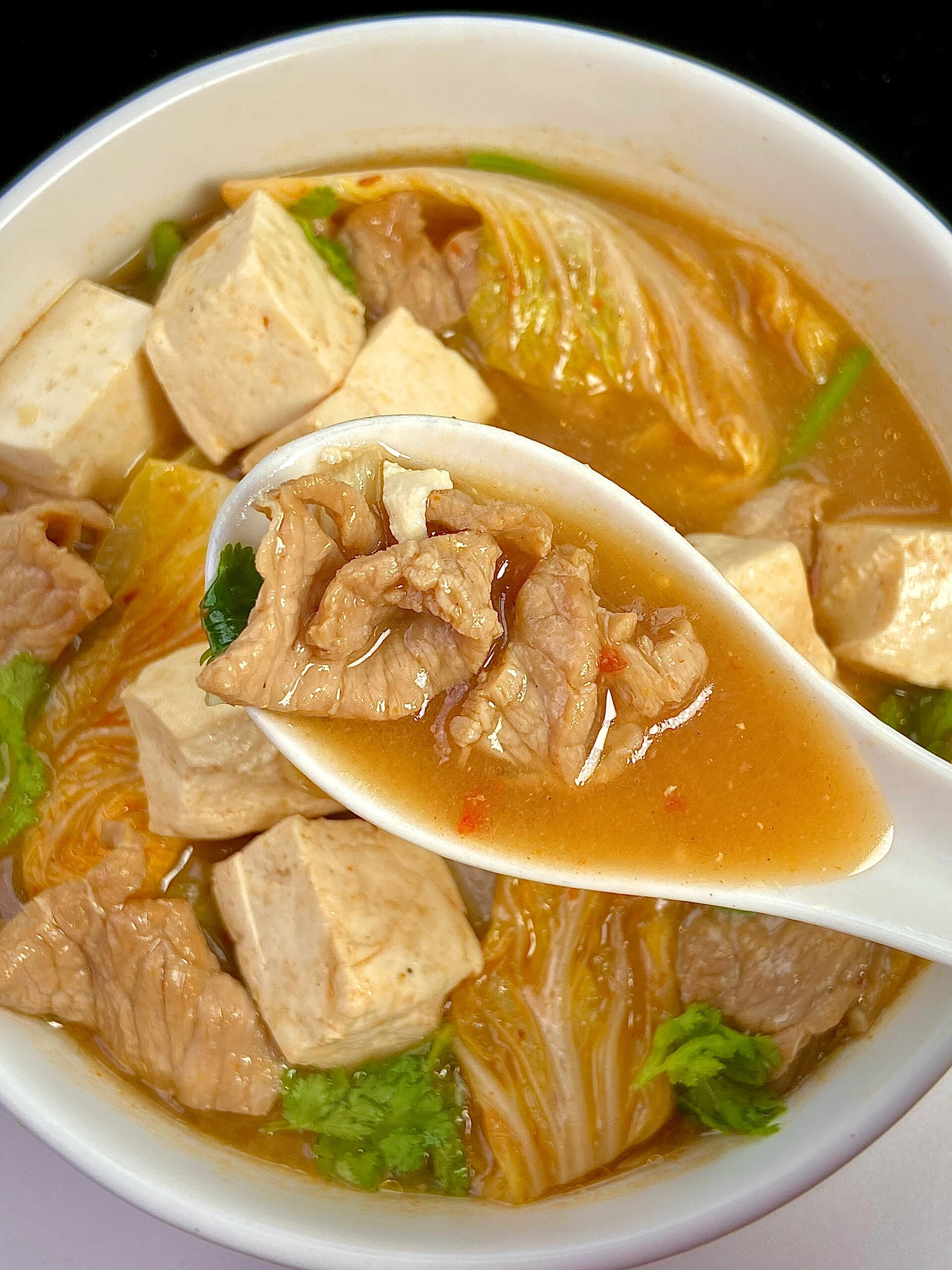 巨巨…巨好吃求你们快去做今天做了这个娃娃菜牛肉豆腐汤