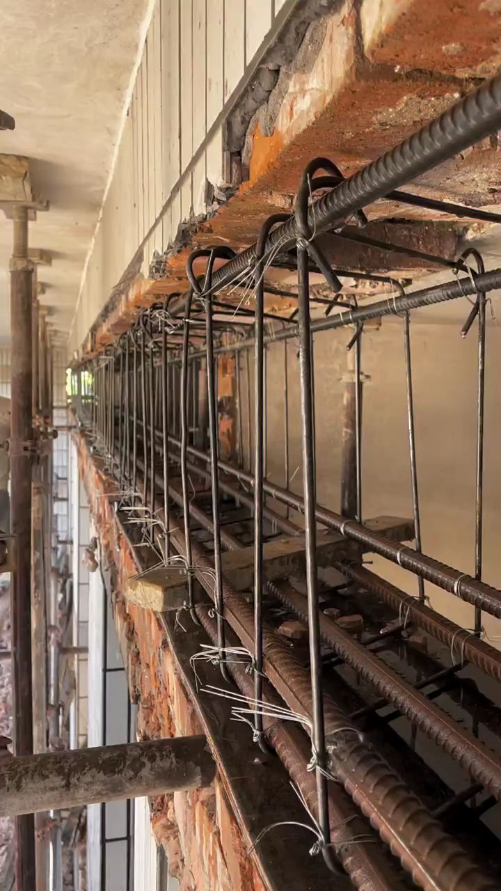 两层楼承重墙改梁