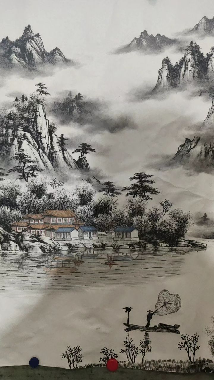 徐国维彩墨山水