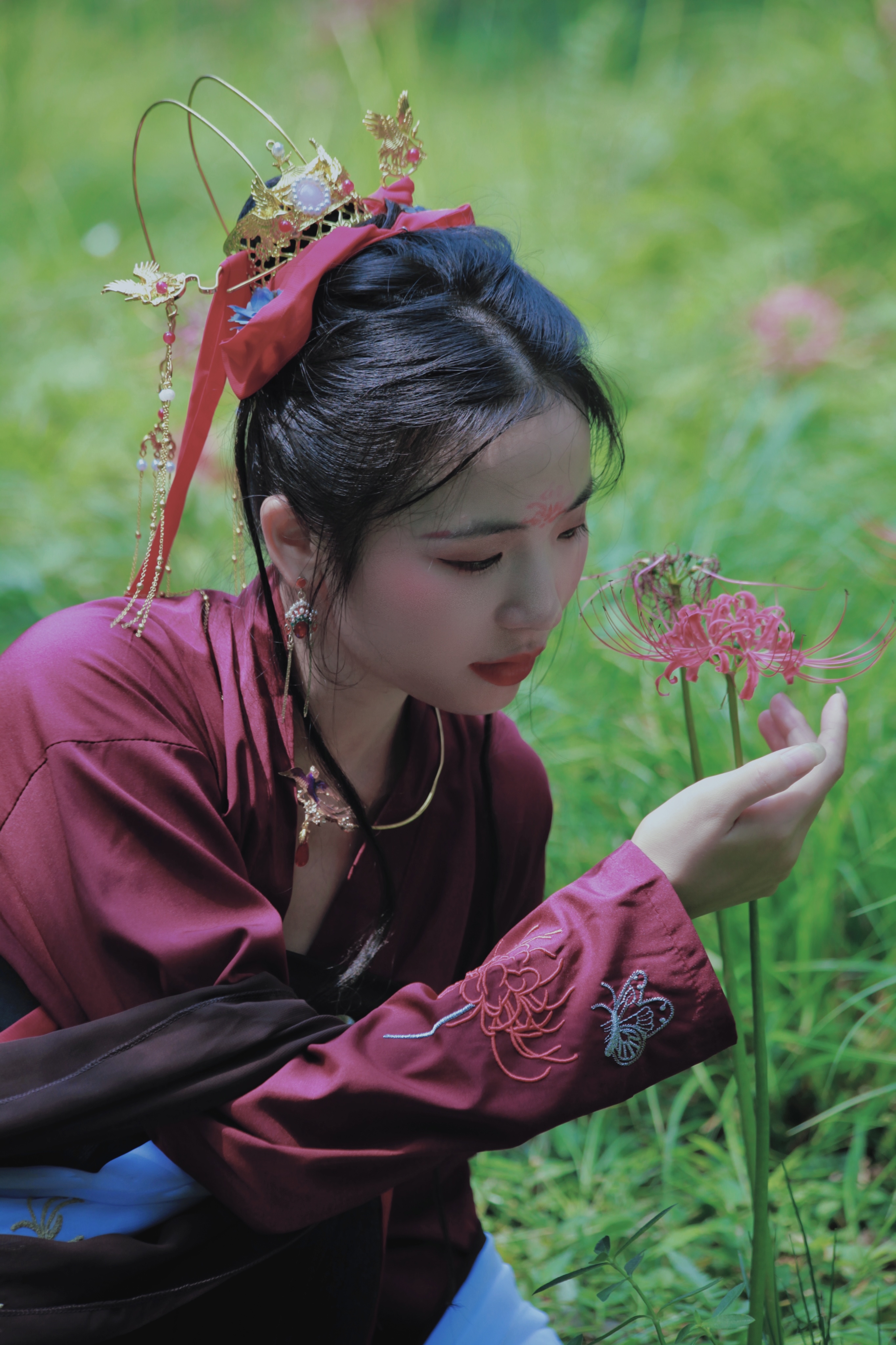 彼岸花|升仙湖|跨过忘川|走过彼岸|升仙湖畔|彼岸花开