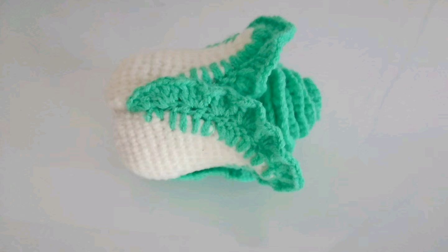 钩针编织:吉祥如意玉白菜,白菜帮的钩织方法,好看好学,好钩