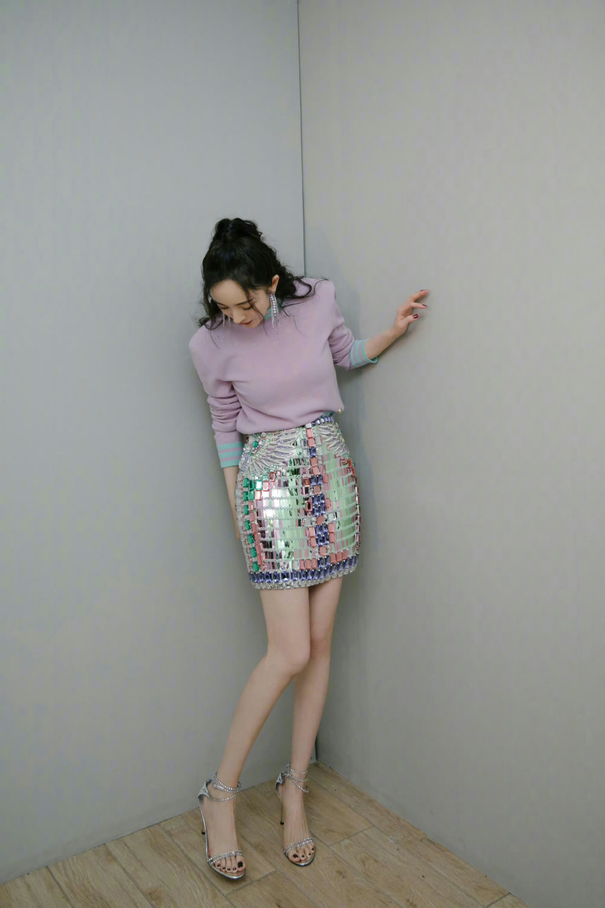 杨幂  高跟凉鞋美脚