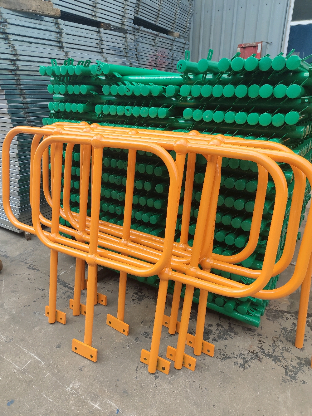 钢梯热镀锌球形立柱扶手穿多大的横管