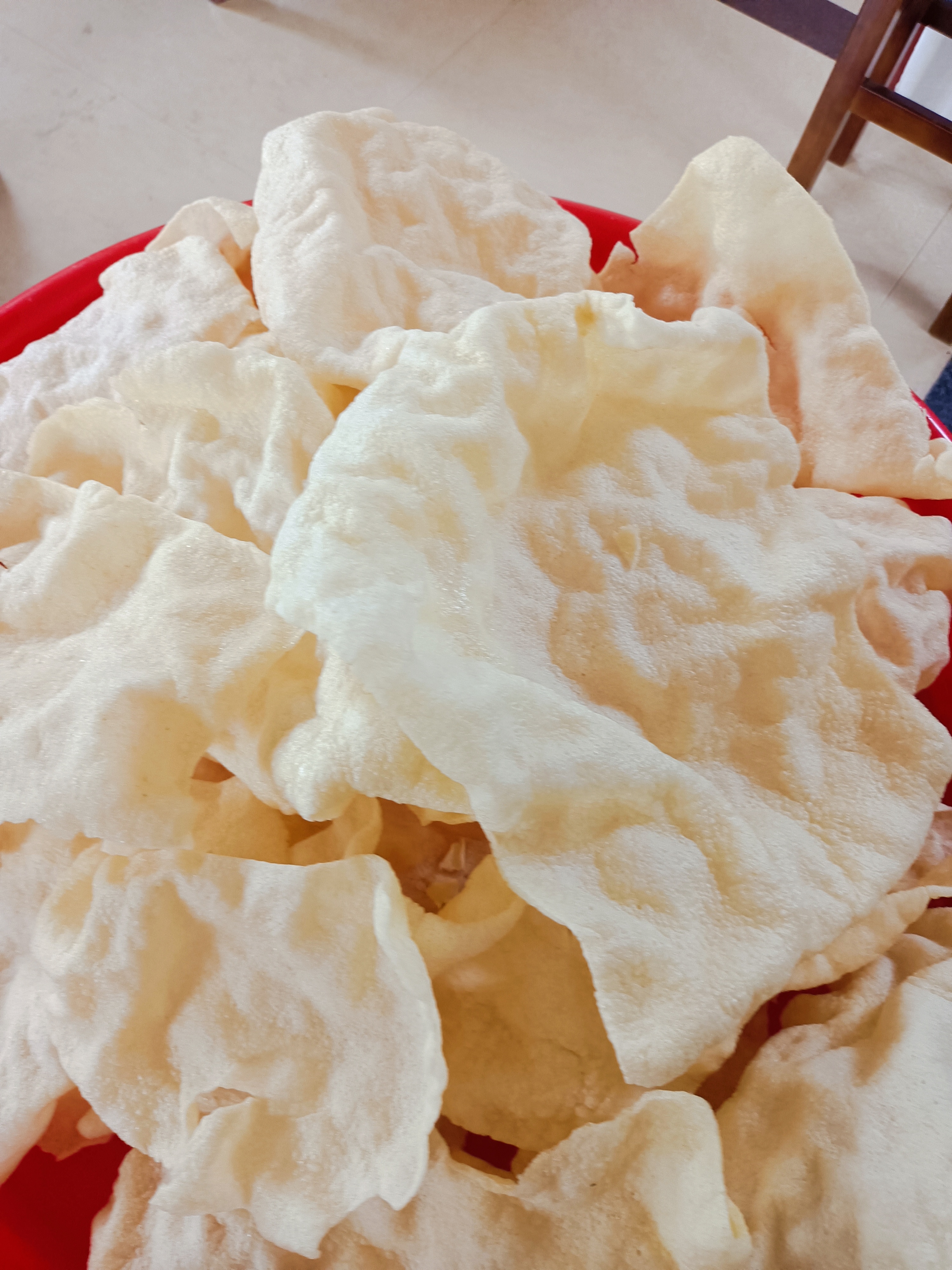 赣州客家人特产——油炸烫皮