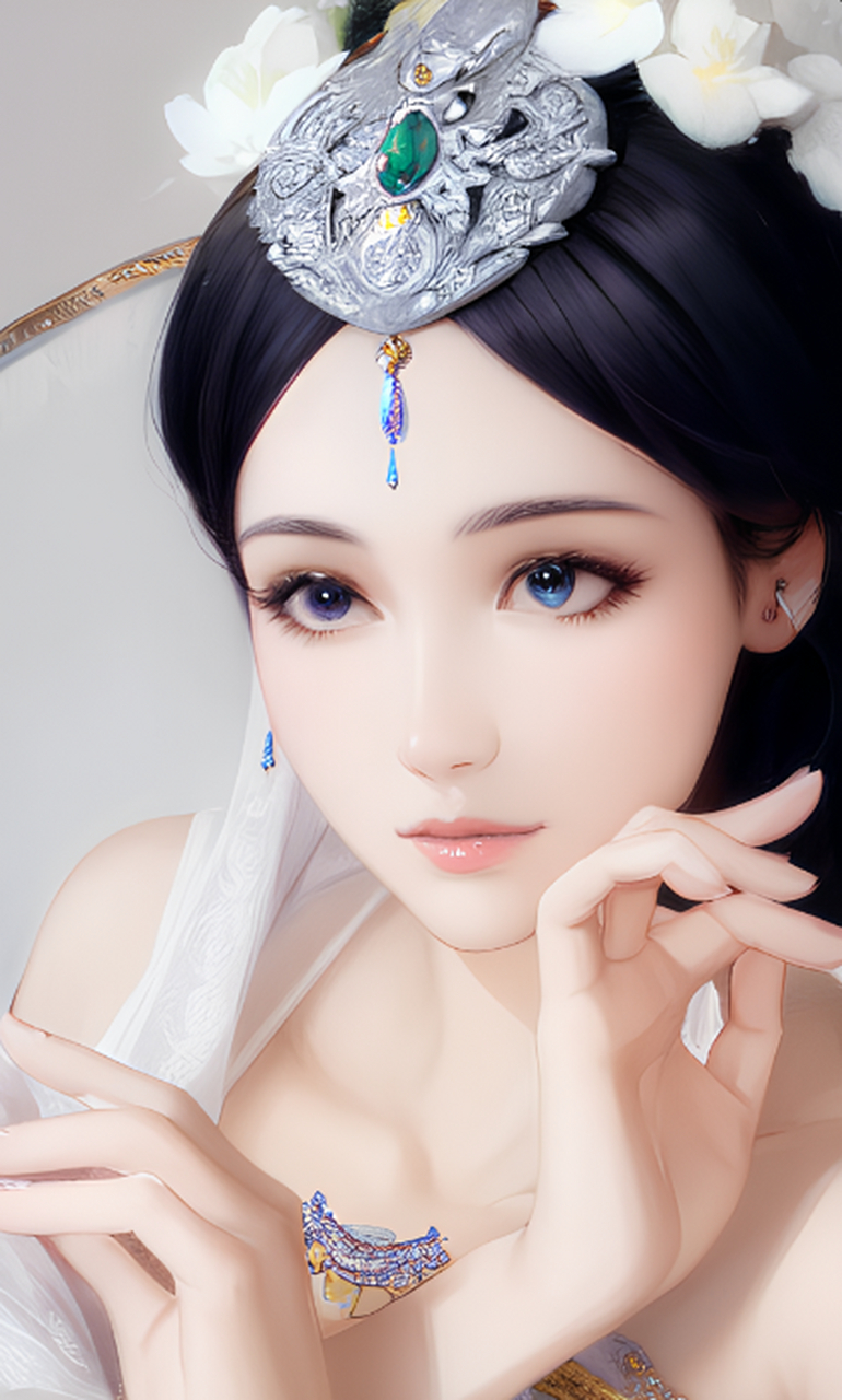 用百度文心一格ai生成的大话西游2,玄剑娥