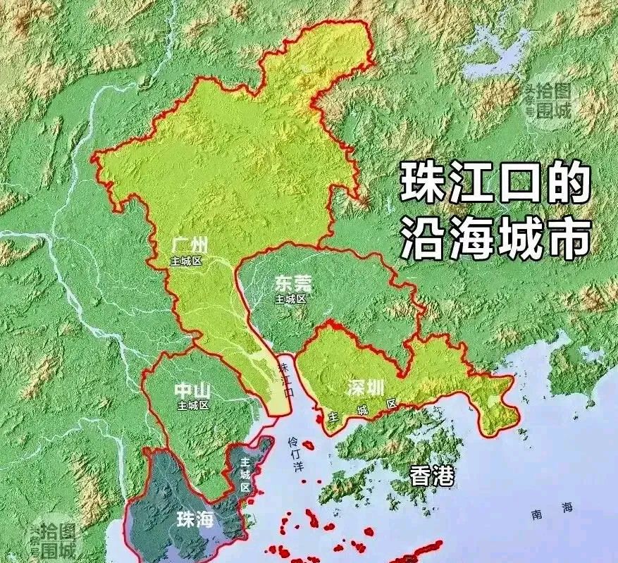 珠海的地理位置非常好,其经济规模是珠海的近三倍,它有两面