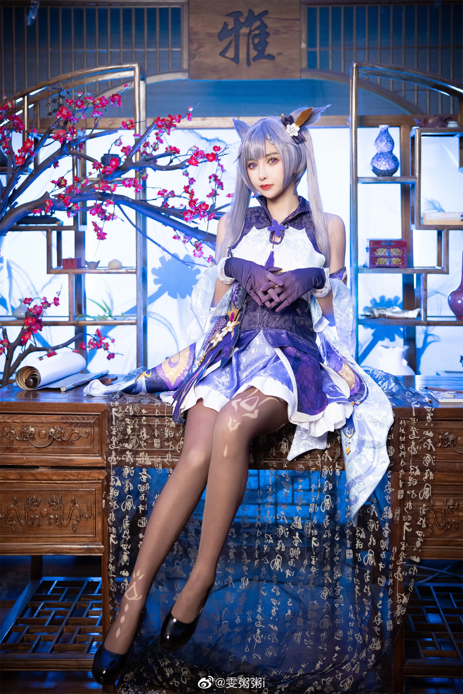 雯粥粥和黑米粥的关系?雯粥粥原神刻晴摄影图! 雯粥粥和黑米粥的关系?雯粥粥原神刻晴摄影图!