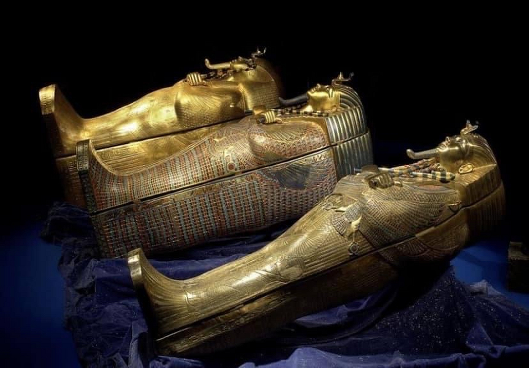 图坦卡蒙国王石棺于1922年被发现,是现存最美丽和最受尊敬的古代文物