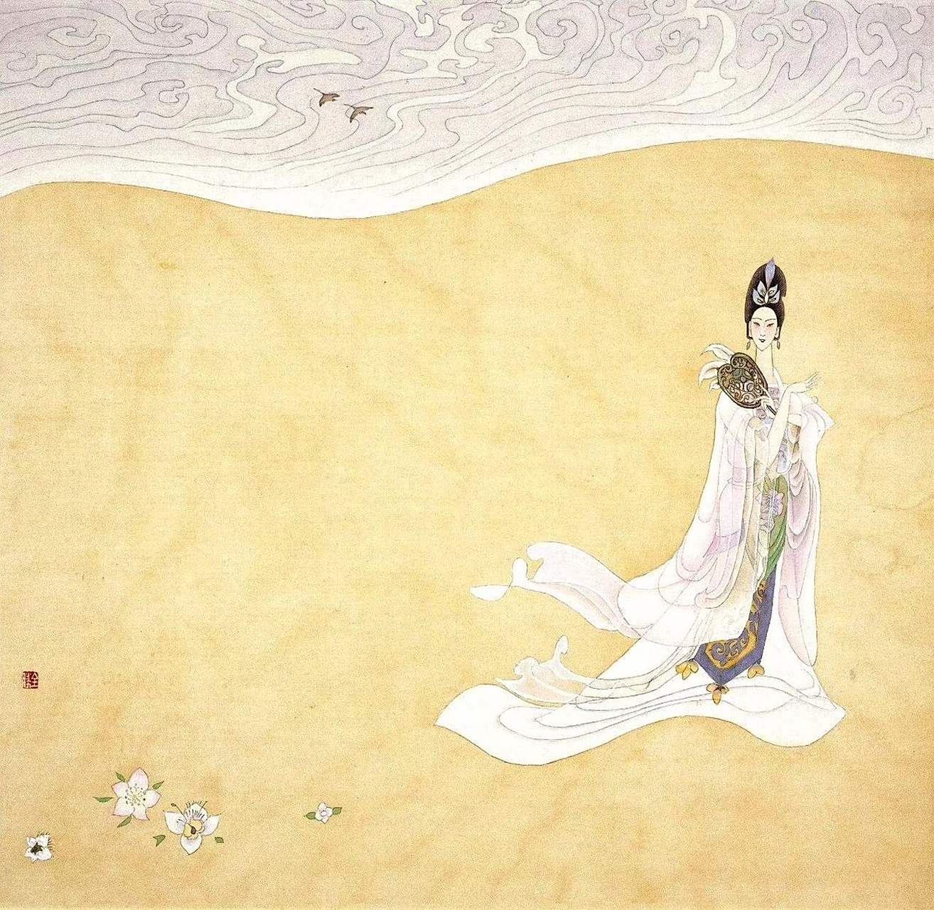 《洛神赋》插画欣赏,画家陈全胜所作!