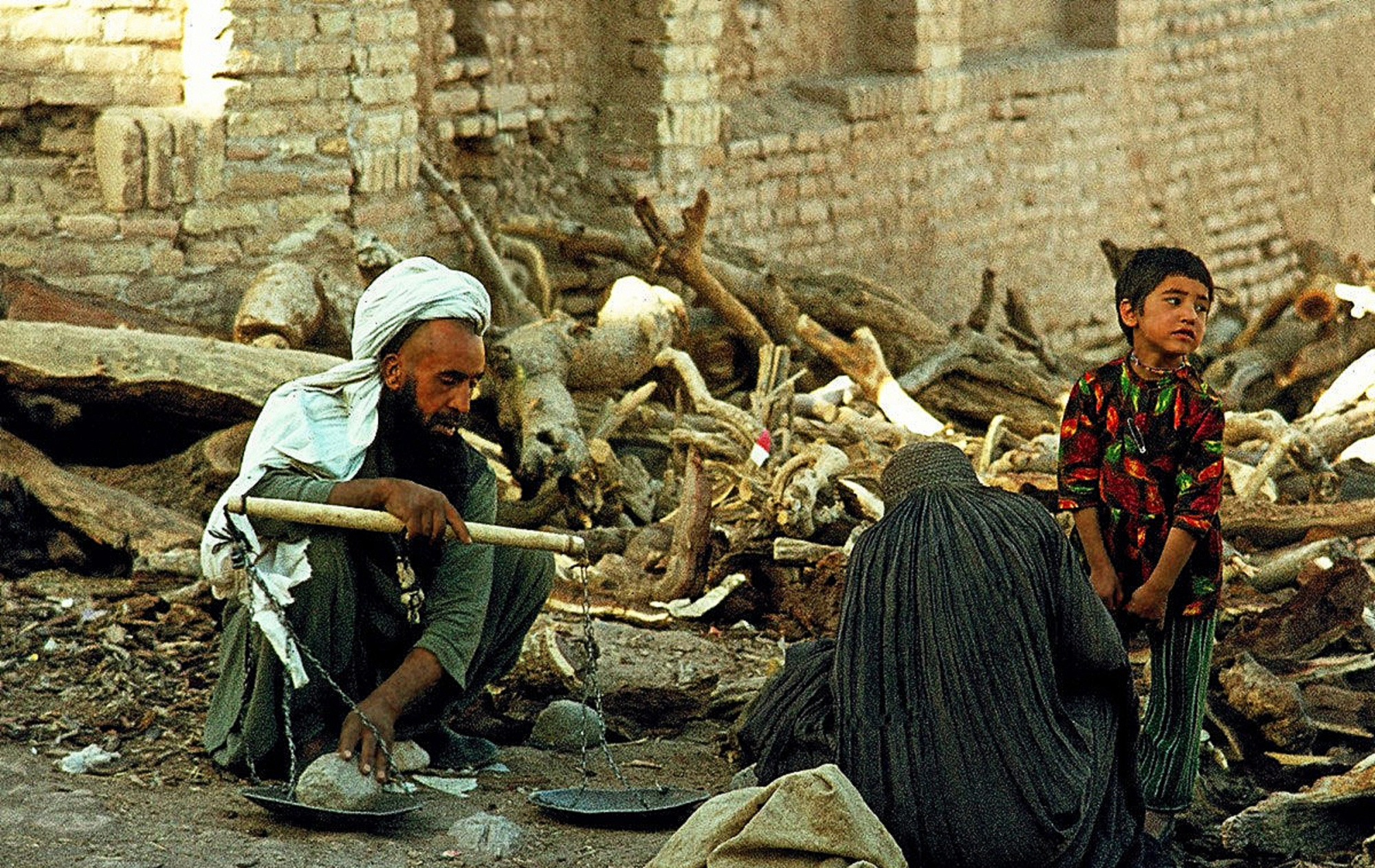 彩色老照片 70年代的阿富汗 边远地区基本还是老样子