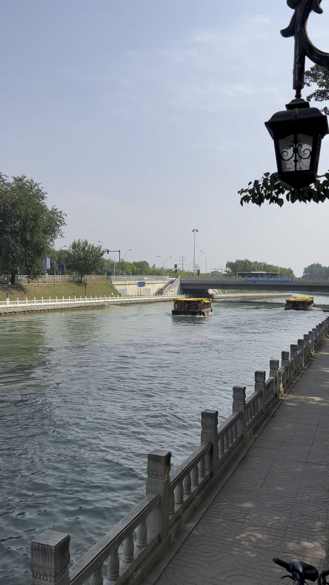 北京皇家御河游船,带孩子可以体验一下!