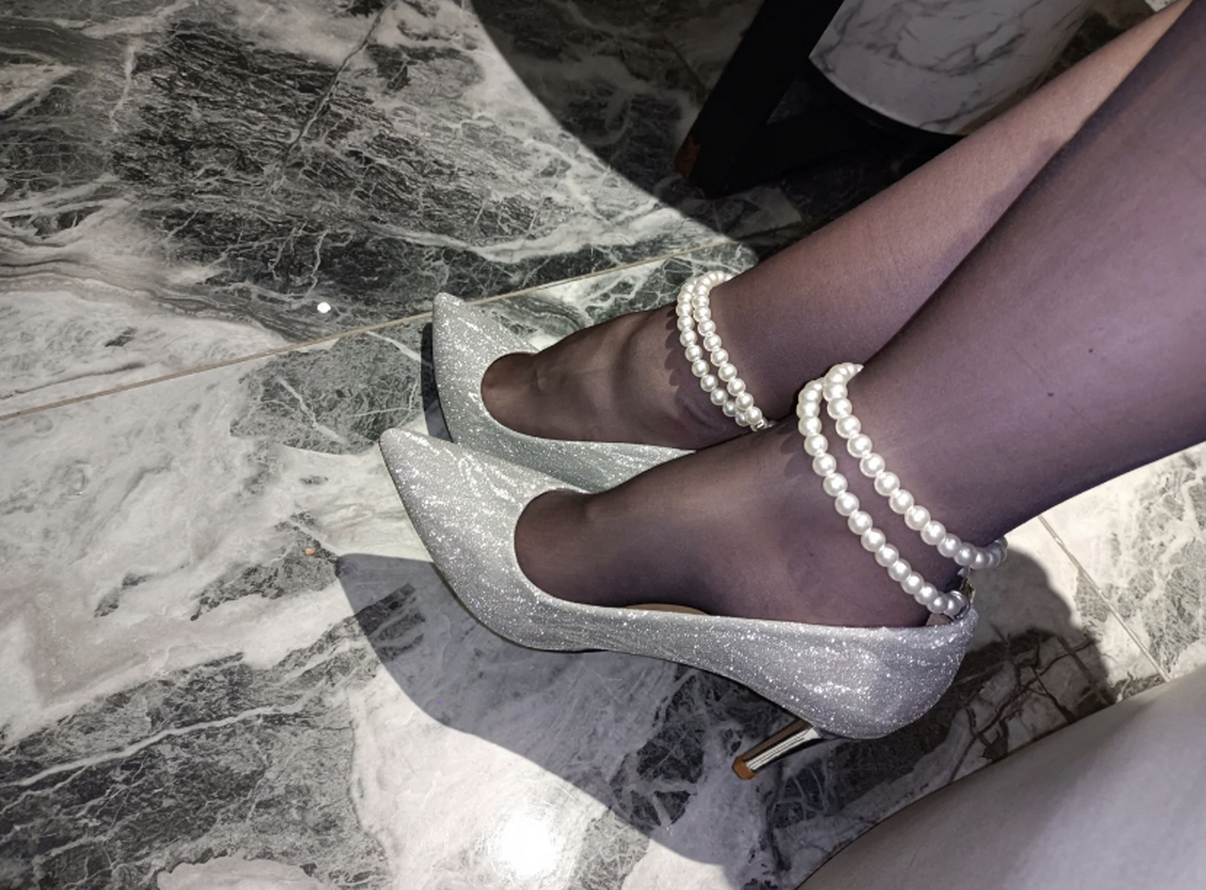 这样搭配不如白丝好看#高跟鞋# #丝袜