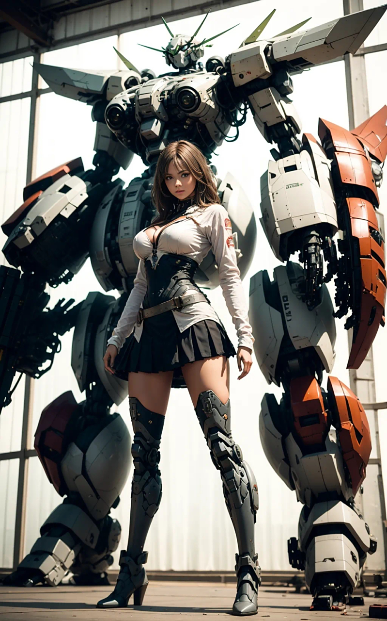 #动漫壁纸# 高达与女孩