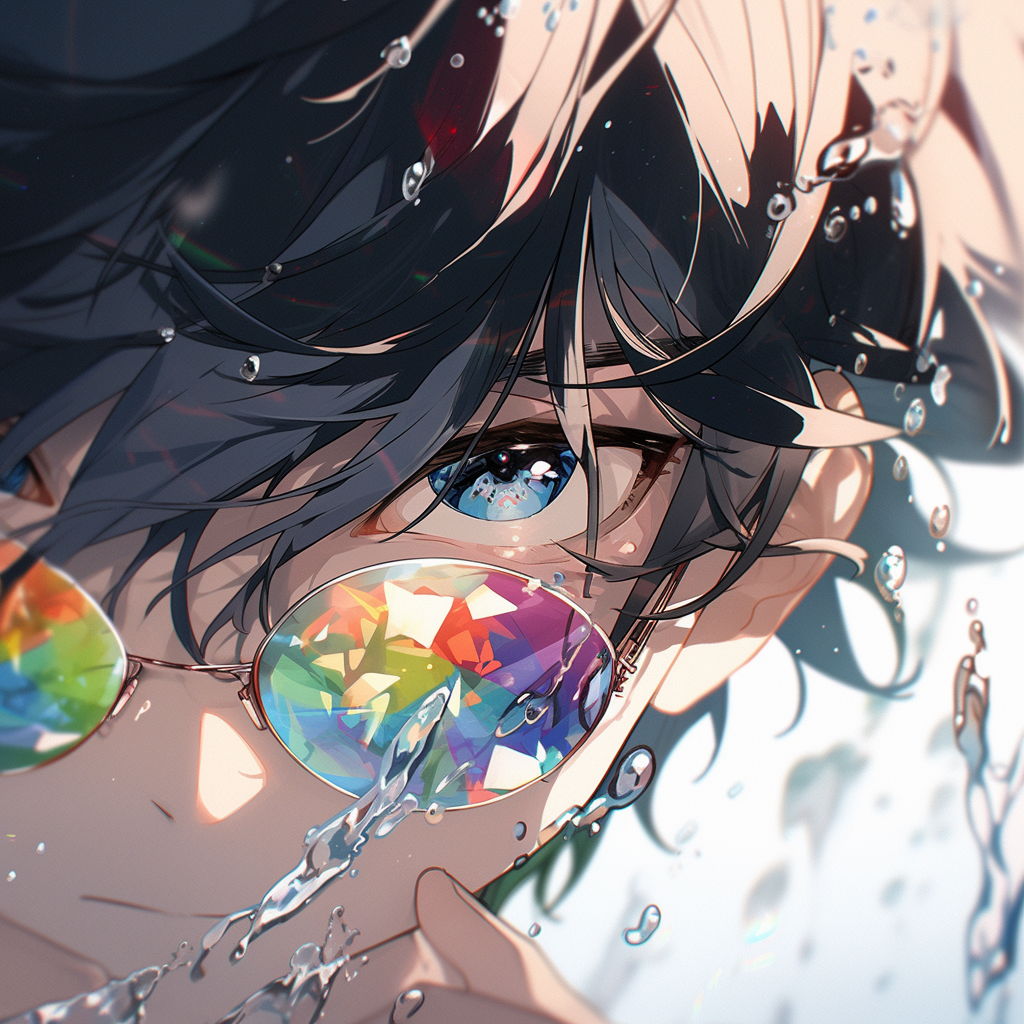 五彩斑斓的夏日头像