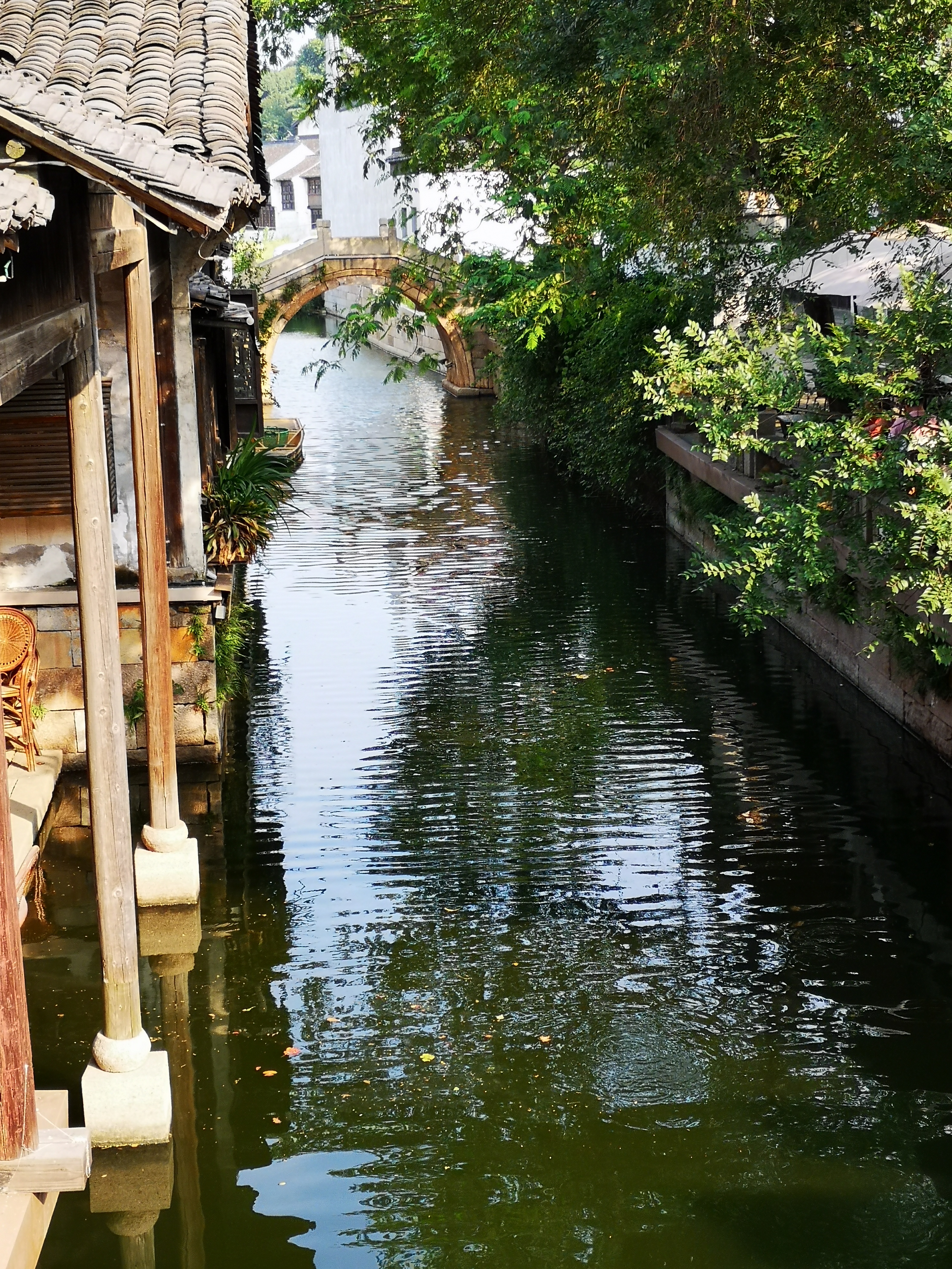 小桥流水的江南美景