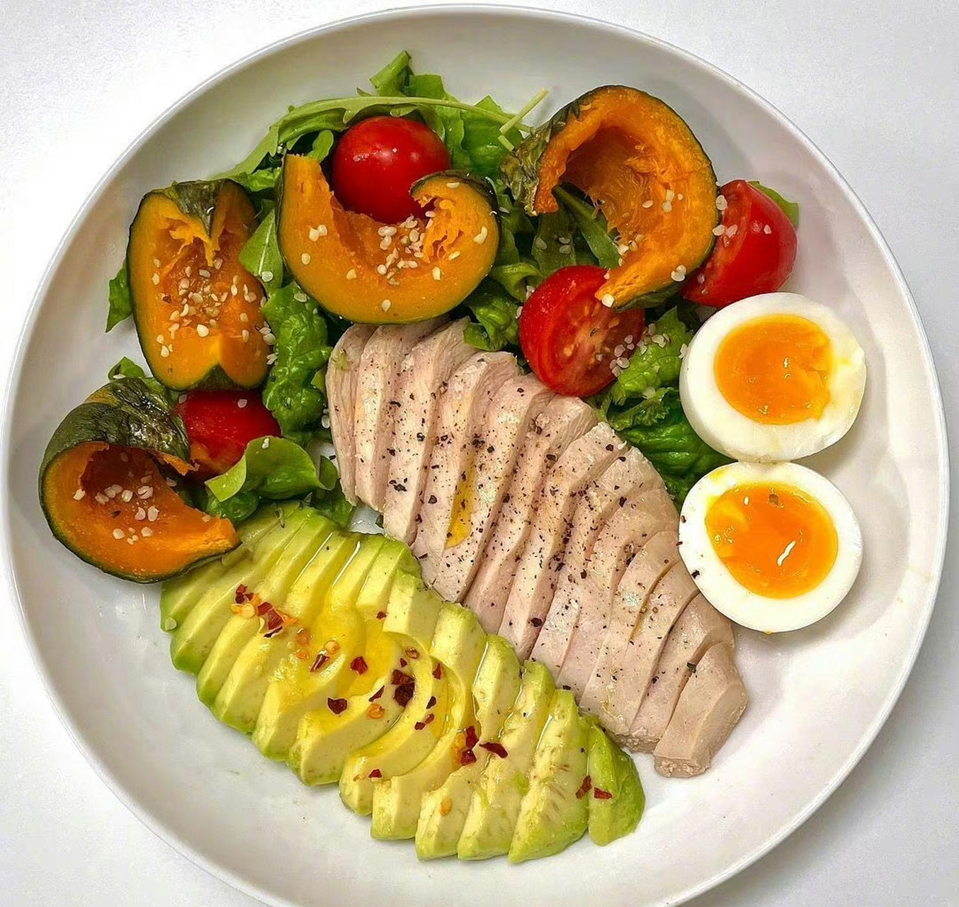 是你想要的减脂餐～ 一周不重样的快乐减脂晚餐! 好舒服的搭配.