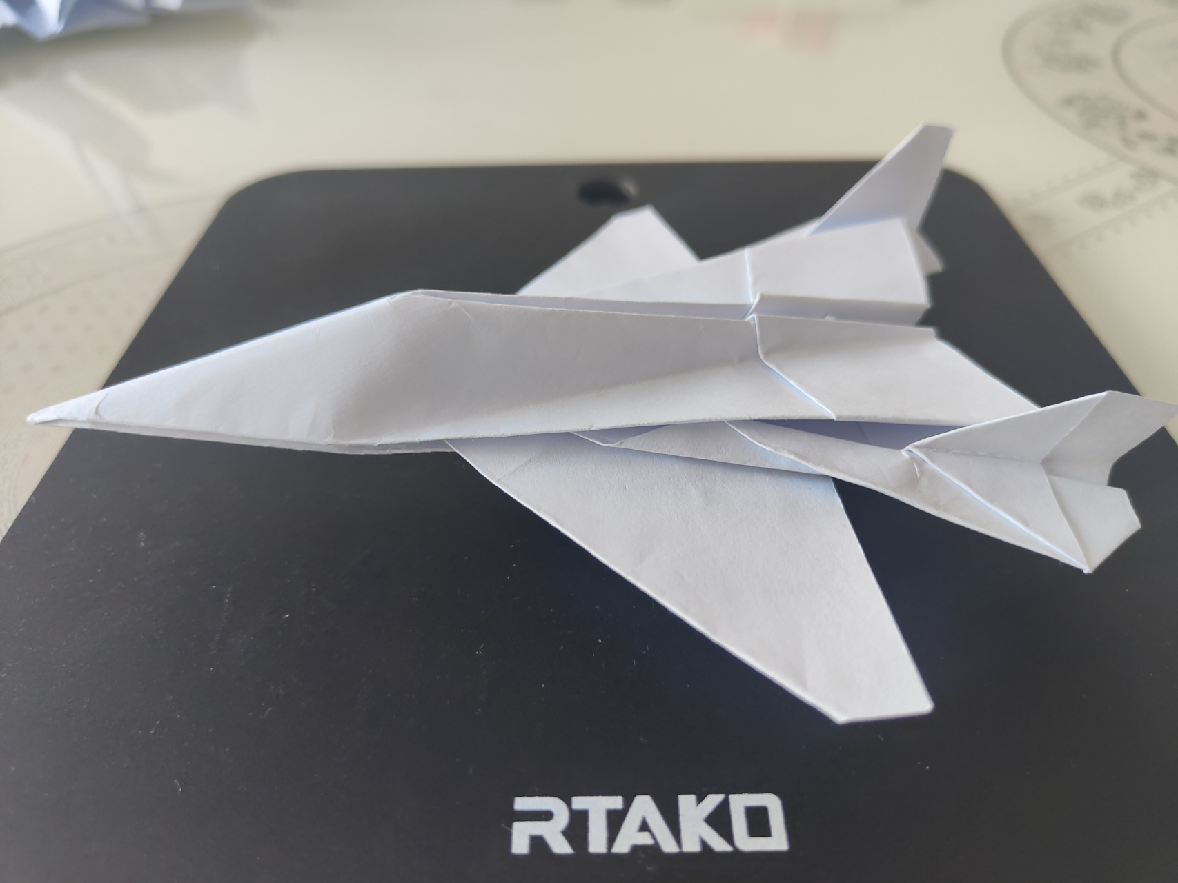 "su35"战斗机仿真模型折纸