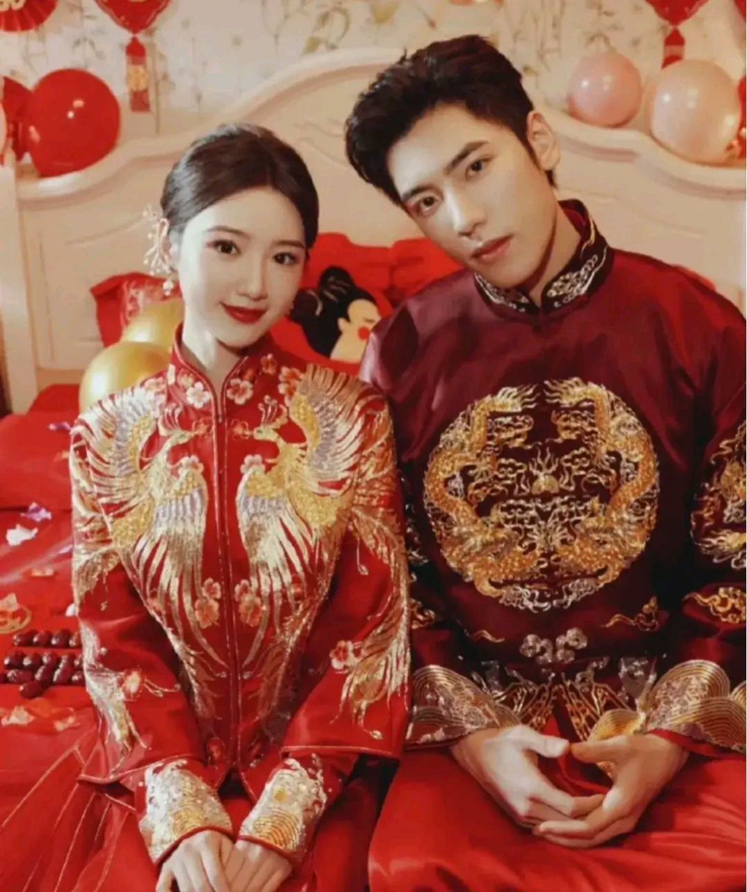 毛晓彤结婚了 充满古典风的韵味与浪漫 毛晓彤太美了,笑起来的甜,跟这