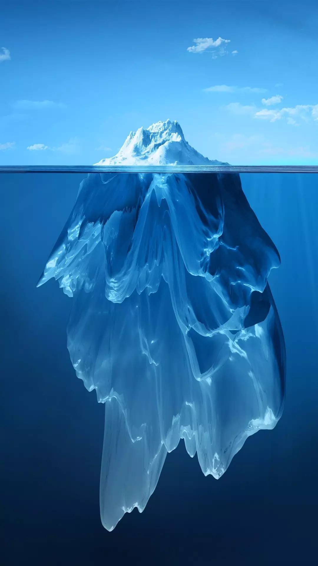 绝美蓝色空灵图片桌面壁纸