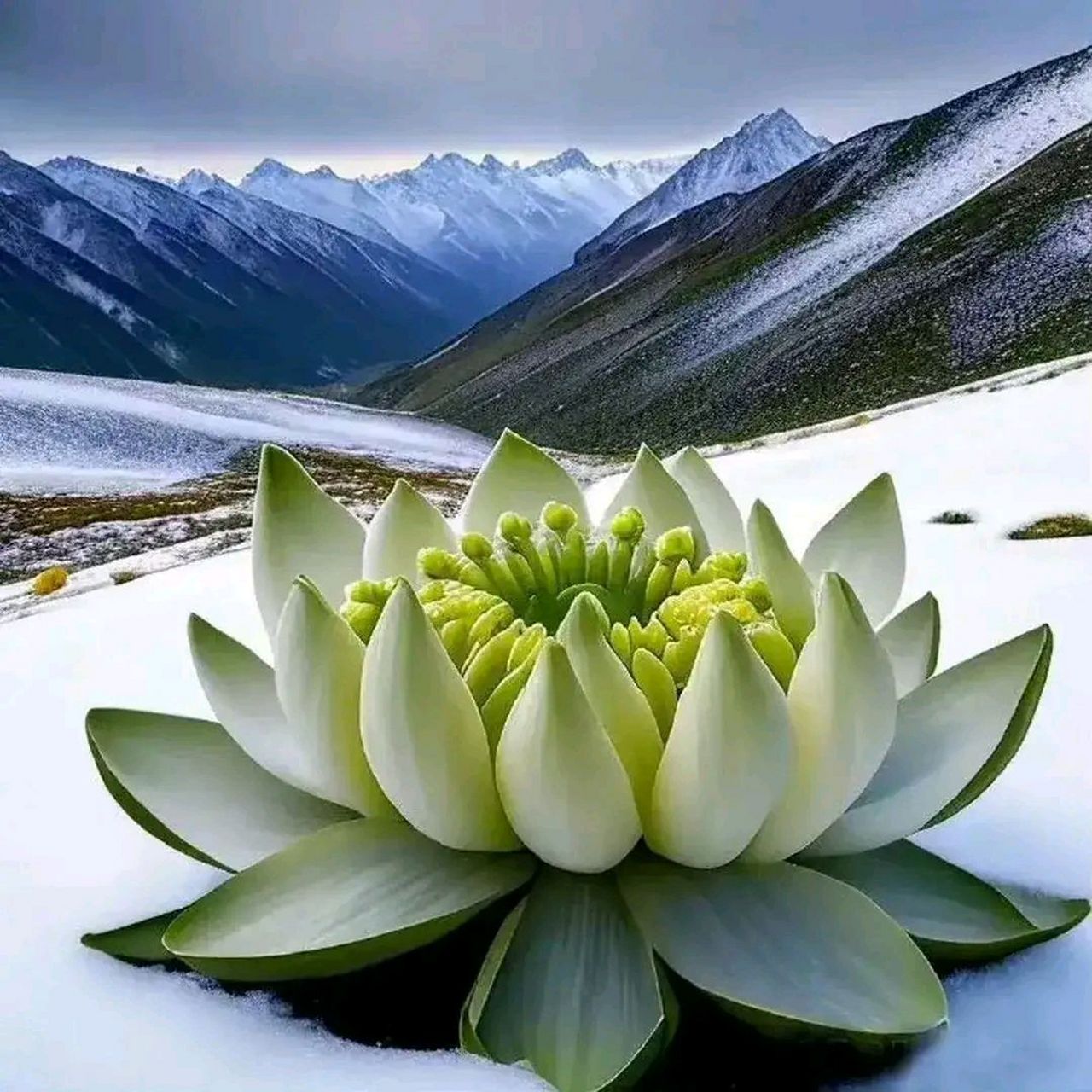 雪莲花,圣洁之花,动人心魄,太美了