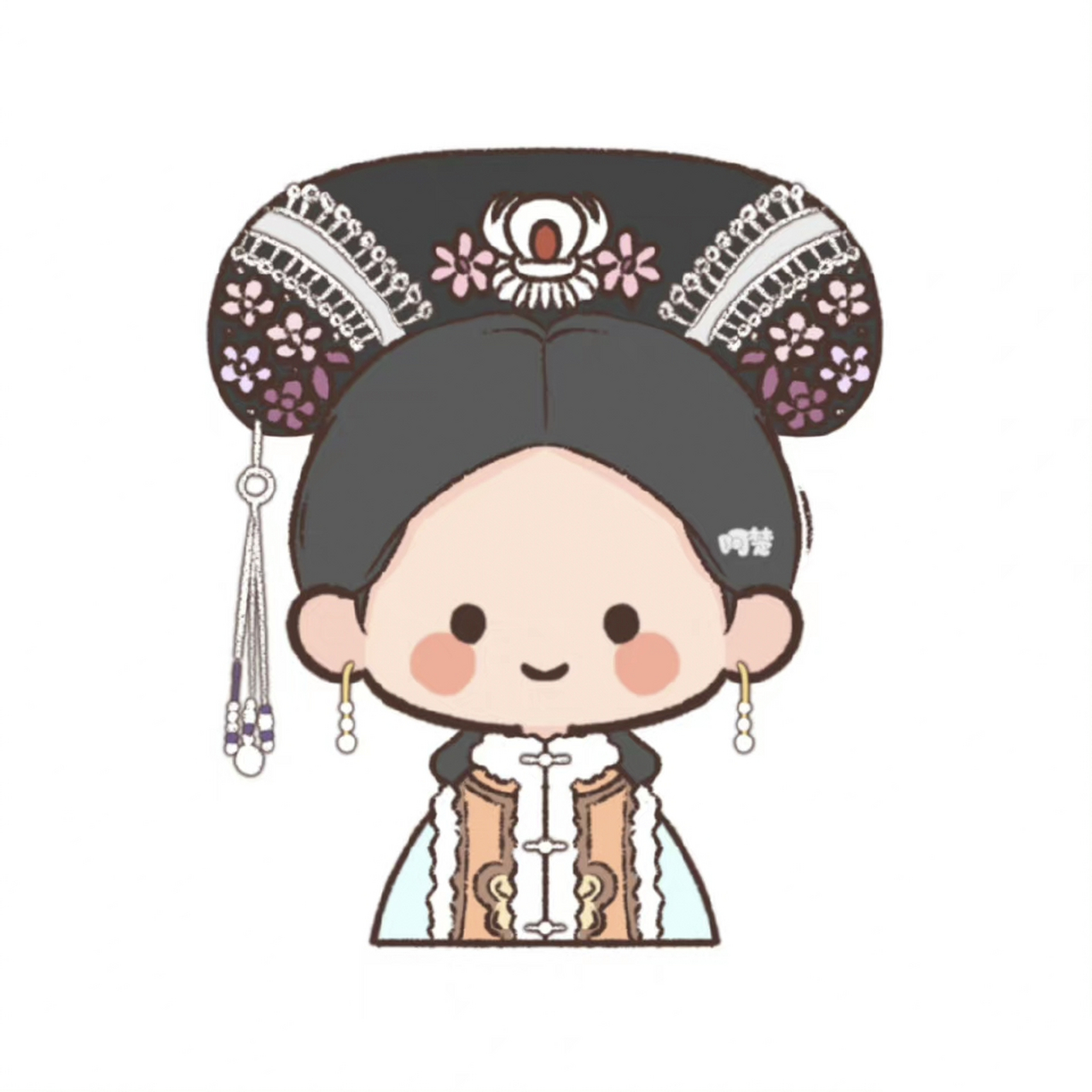 甄嬛传# 娘娘们的简笔画,宝子们最爱哪个?