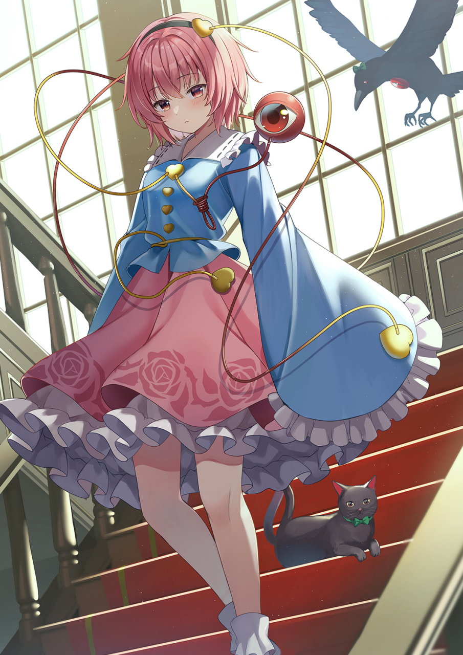 古明地觉#二次元#  画师:ののこ