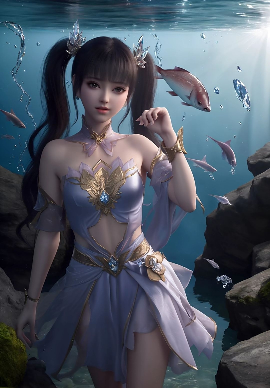 ai绘画:斗破苍穹紫妍高清壁纸.