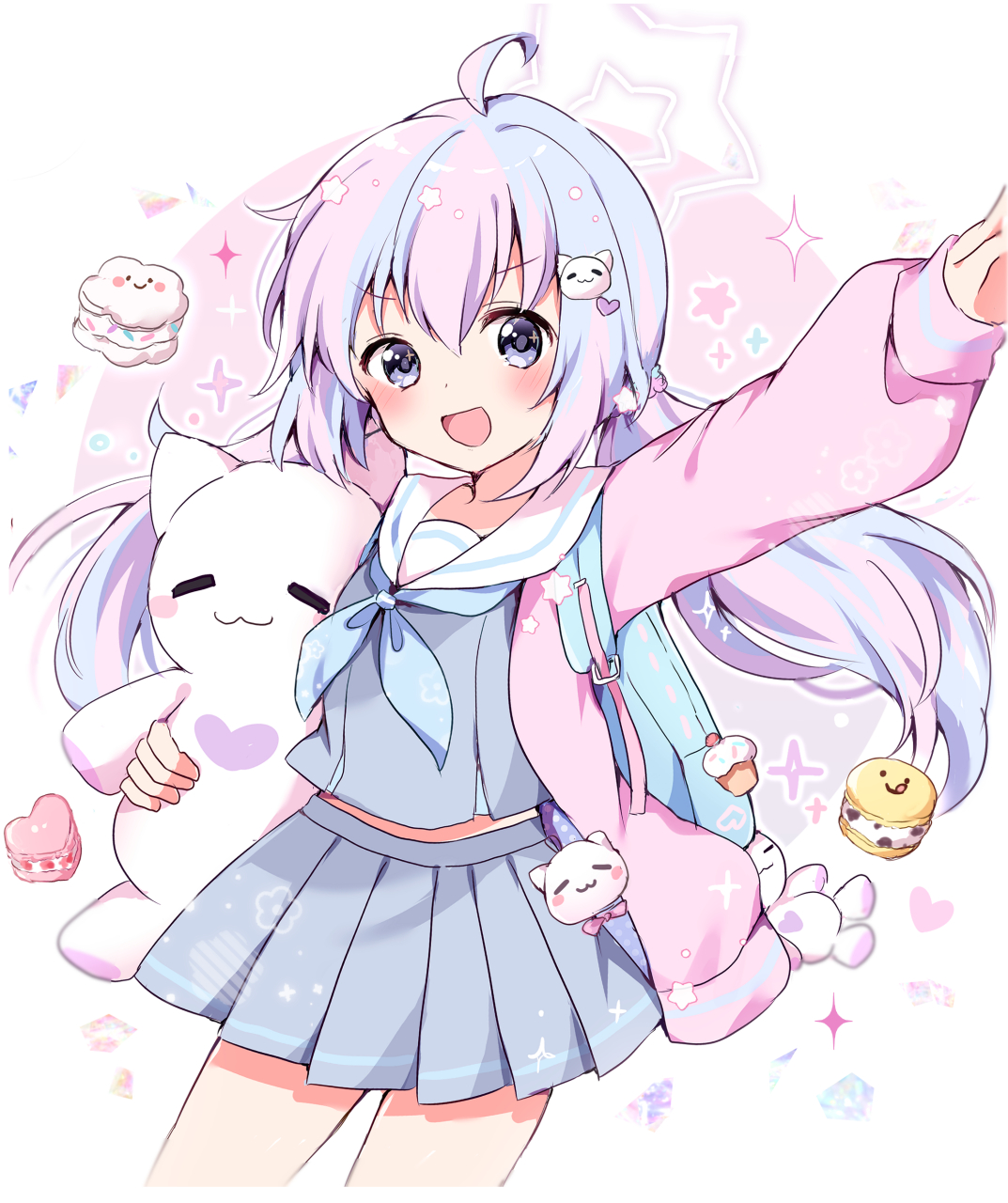 画师:ココシラ,水手服萝莉宇泽玲纱#二次元美图# #我爱二次元# #碧蓝