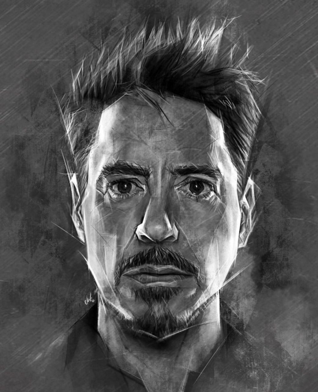 巴西艺术家julio的素描理解,画复仇者联盟!这种画面感太棒了!