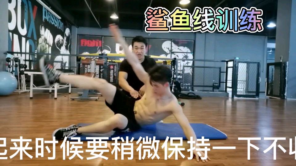 在家如何做鲨鱼线训练