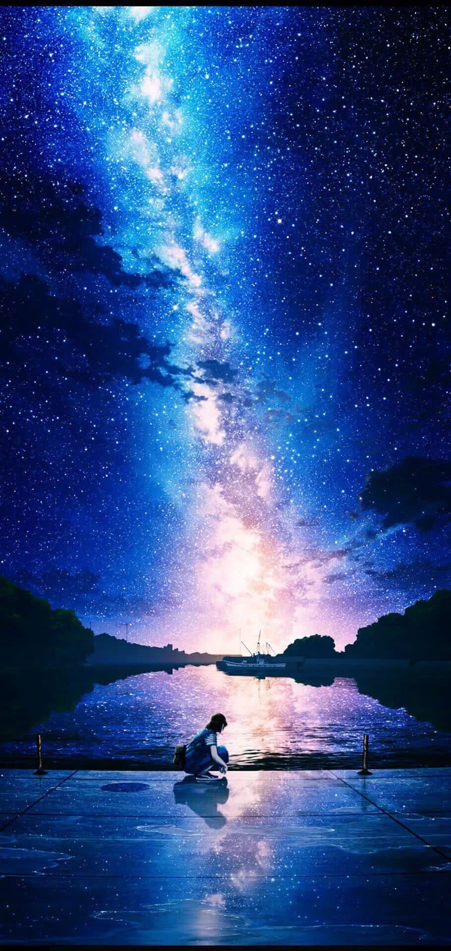 星空背景图:心藏恶鬼,眼无良人