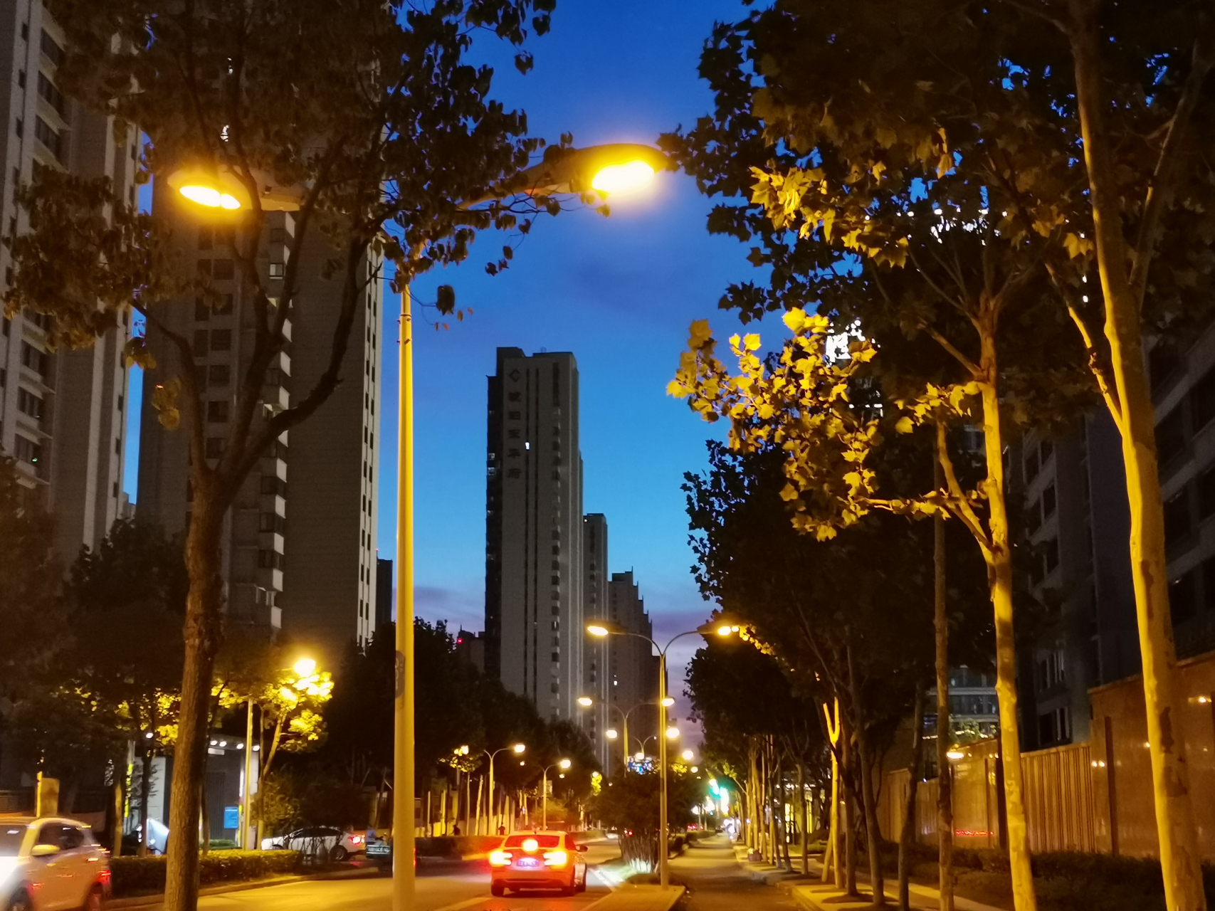 夏季路边的灯光真的很美#城市夜景大赏