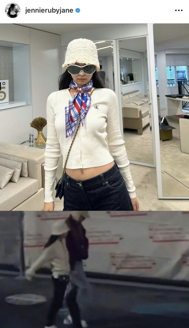 金泰亨和jennie这不就是妥妥的韩国偷偷藏不住吗 鱼子酱加同款衣服 下