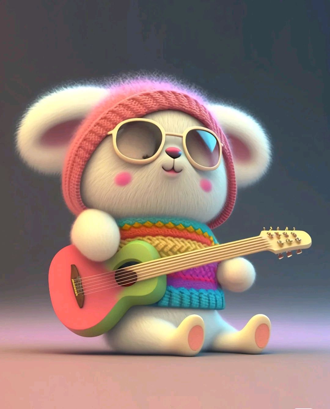 爱弹吉他的小兔兔