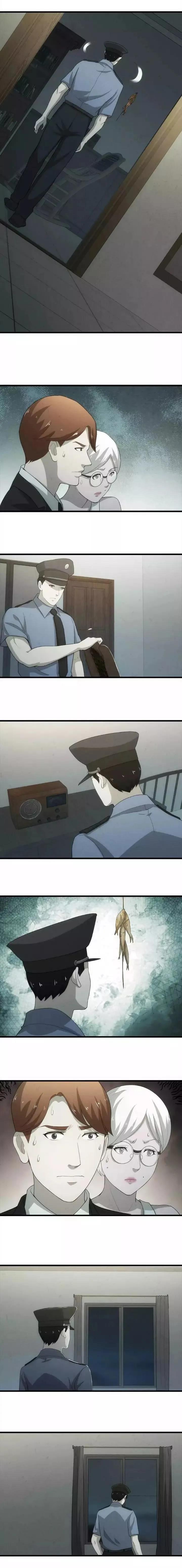 惊悚漫画:《回魂夜》父亲过世后,夫妻俩总觉得父亲的房间有动静