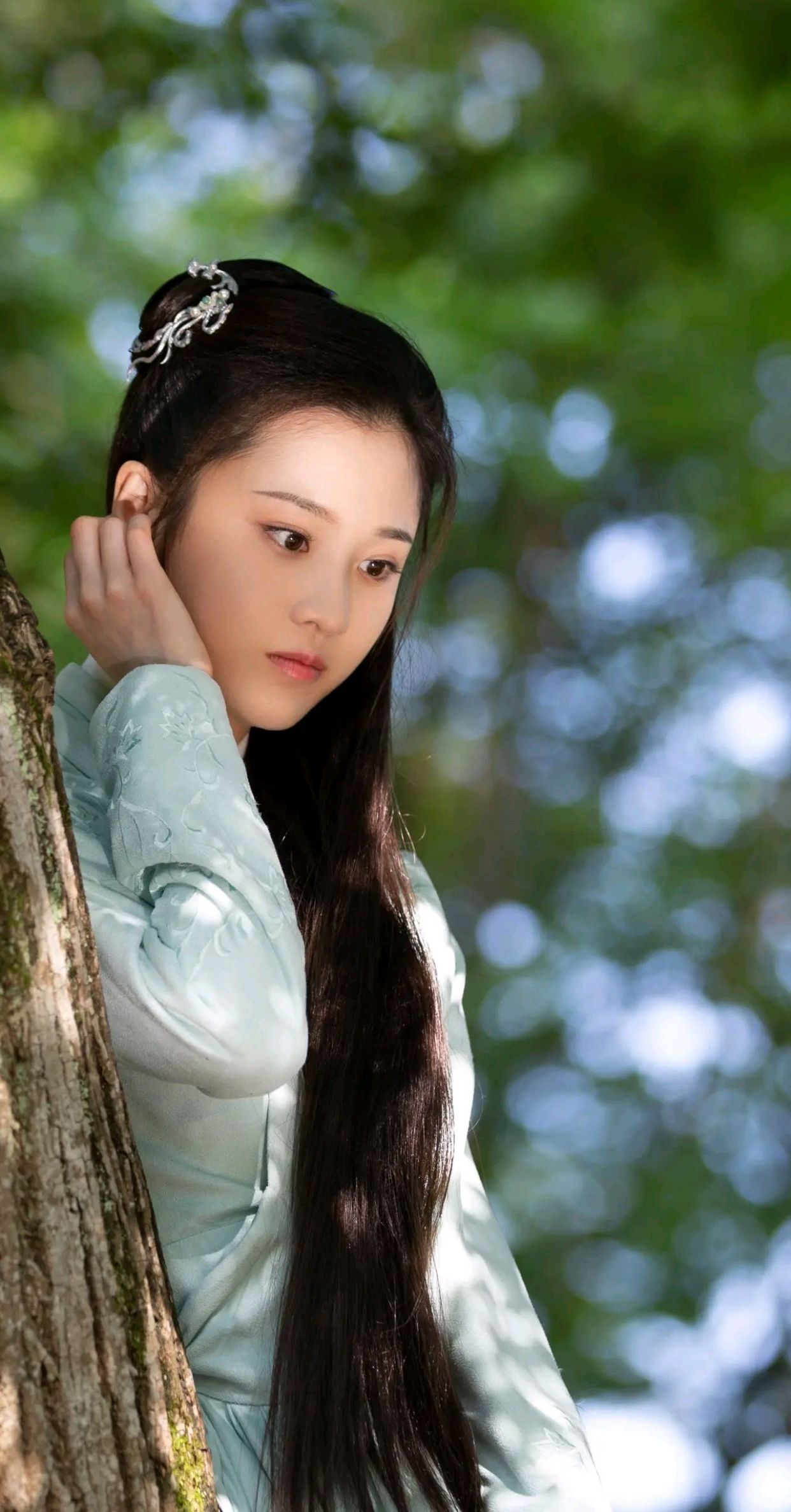 张慧雯古装,气质优雅如兰