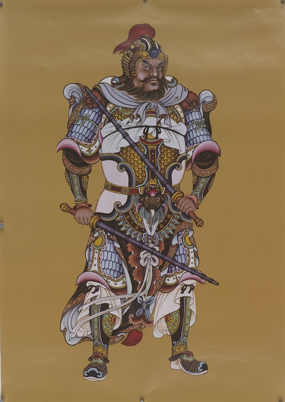 官至右武侯大将军,封鄂国公,是凌烟阁二十四功臣之一.