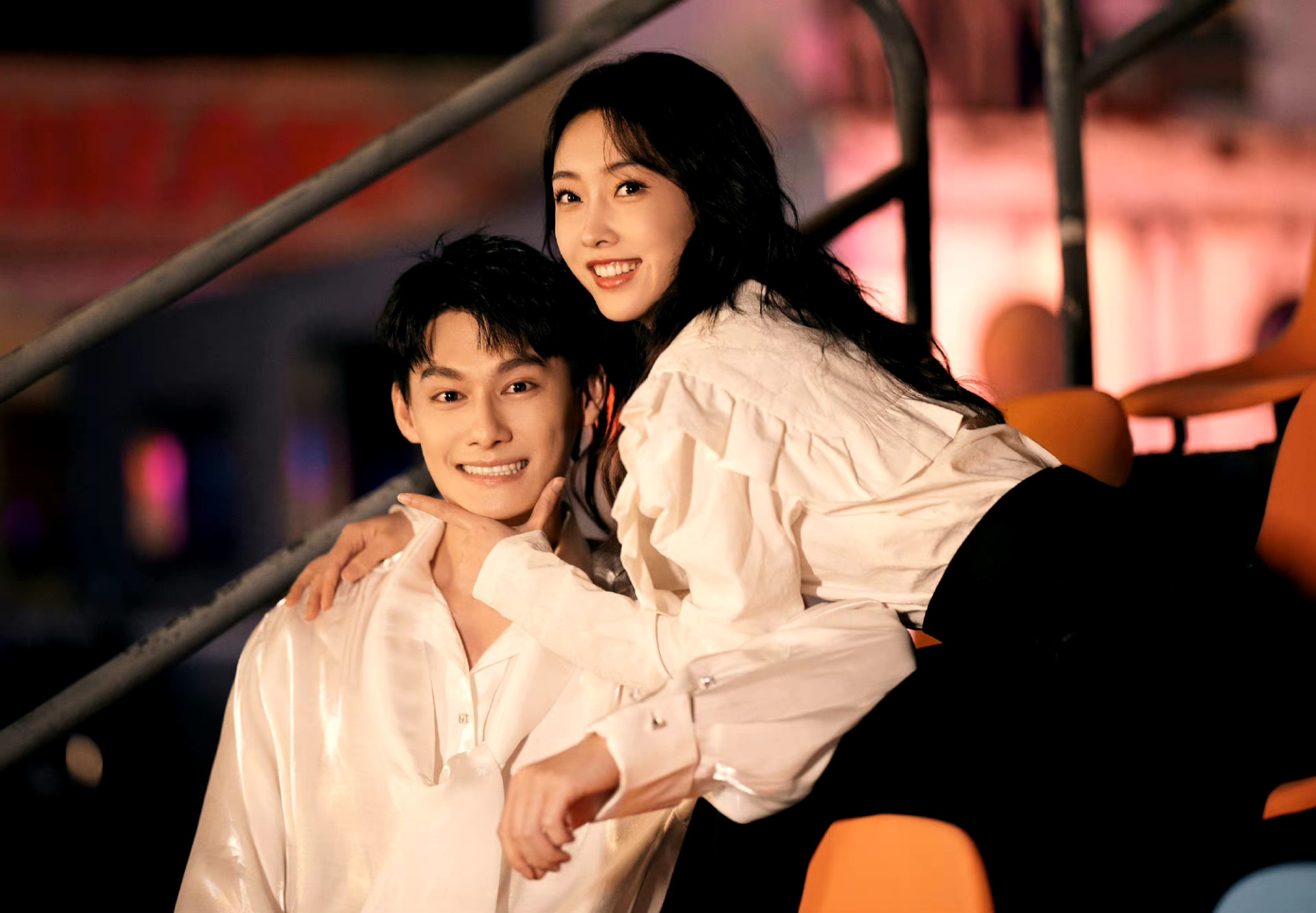 宣璐,汪卓成合照好甜啊