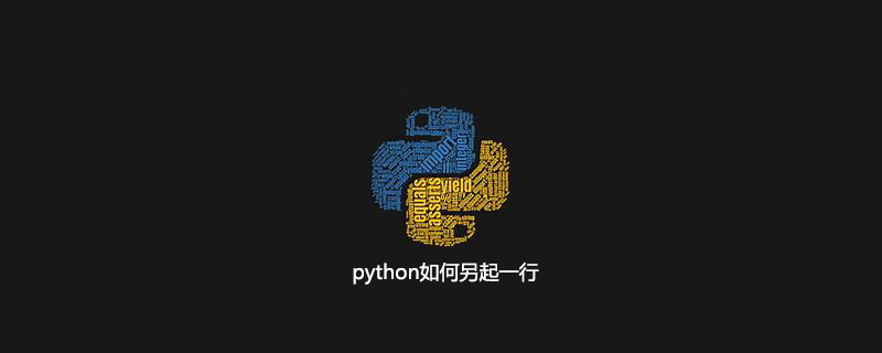 如何在python中开始一个新行