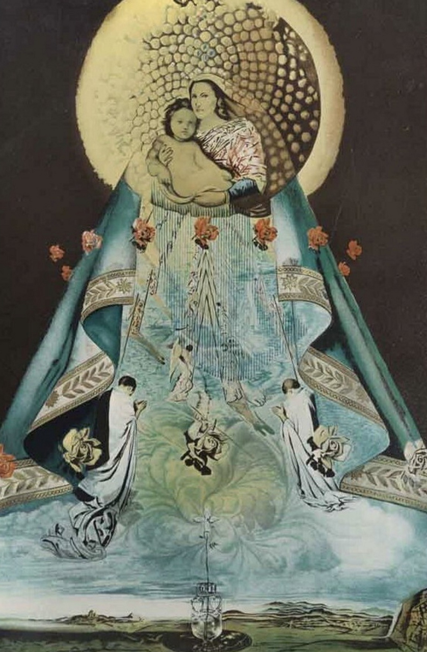 大师达利～版画作品欣赏～《瓜达卢佩圣母像》