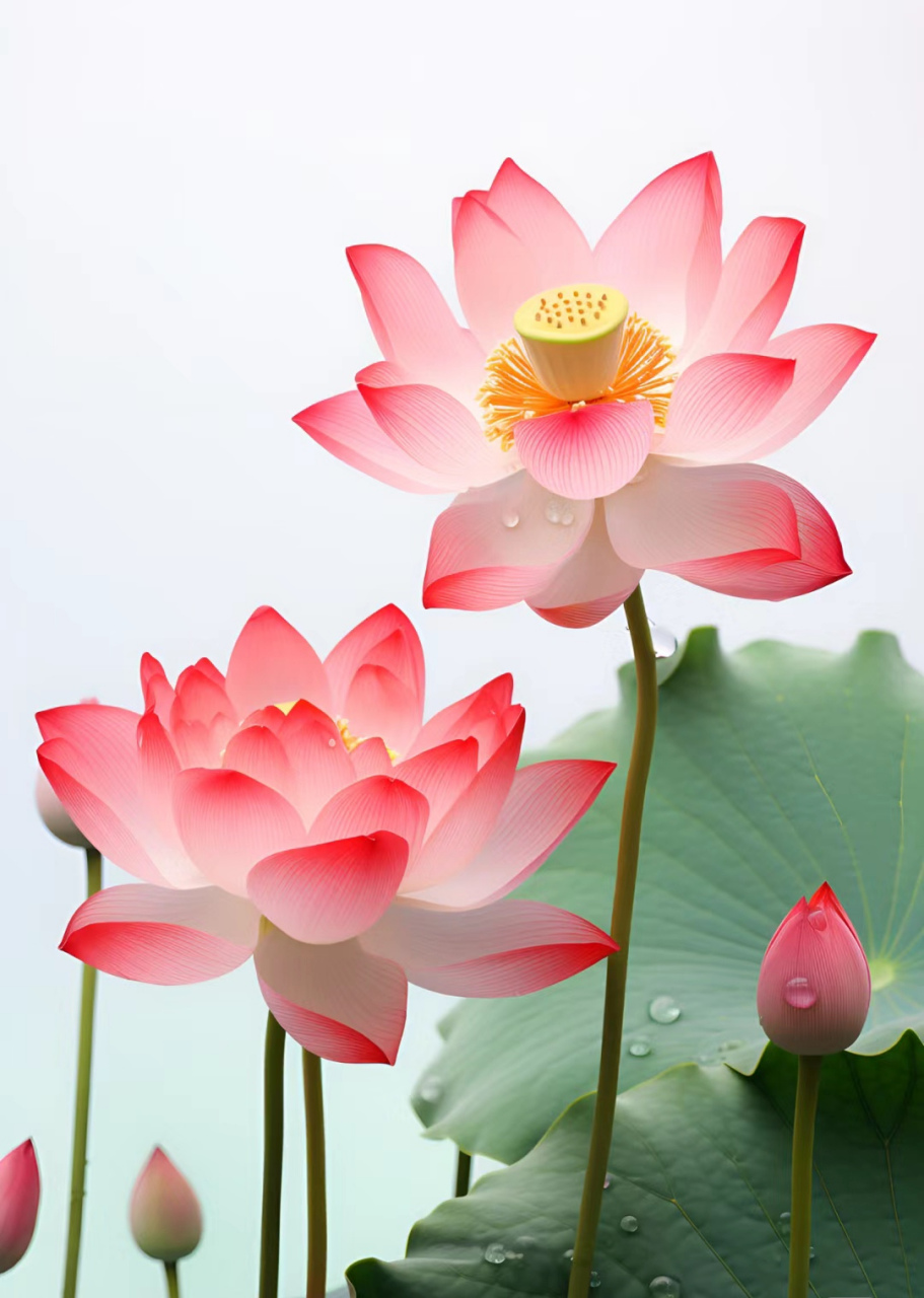 漂亮荷花   祝你好运连连#我的旅行日记