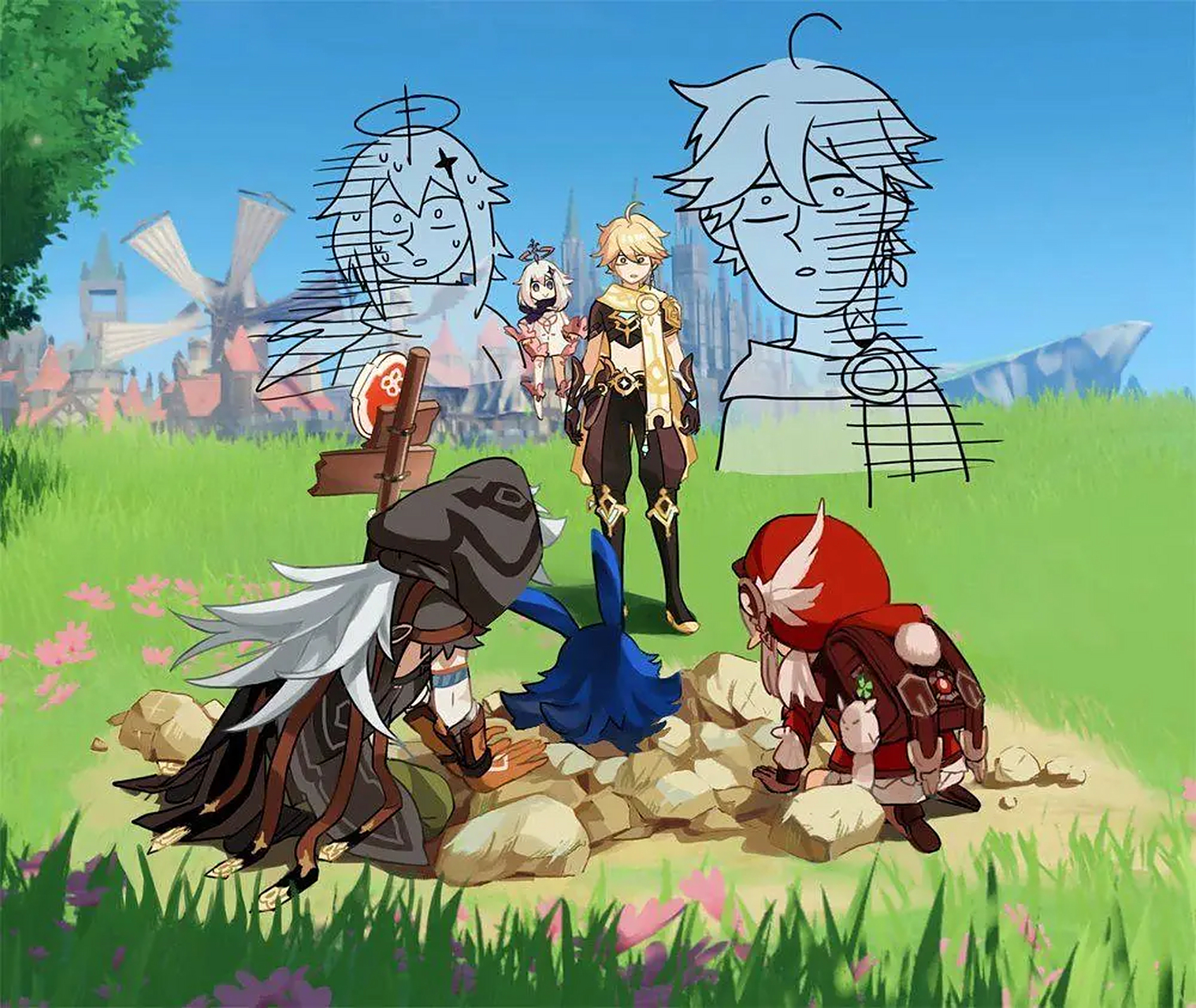 小可莉带着雷泽是真的会玩呀!